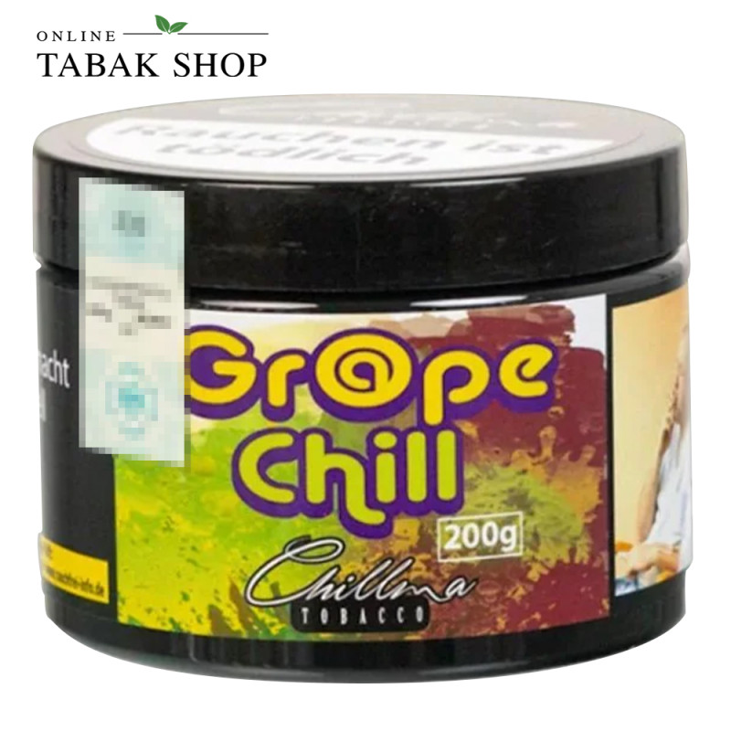 Chillma Grape Chill Shisha Tabak 200g Dose