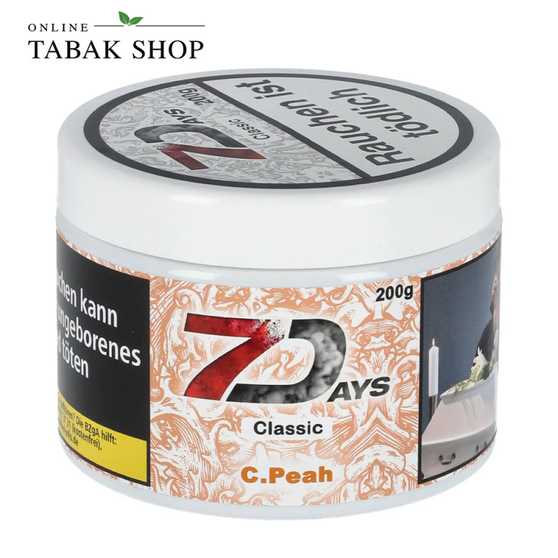 7Days Classic - C.Peah Shisha Tabak (200g)