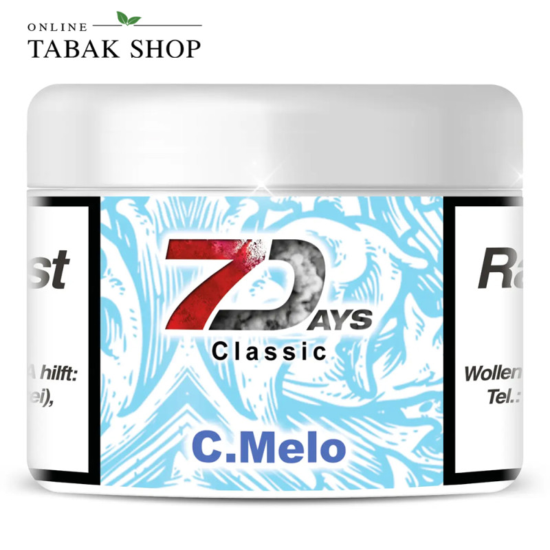 7Days Classic - C.Melo Shisha Tabak (200g)