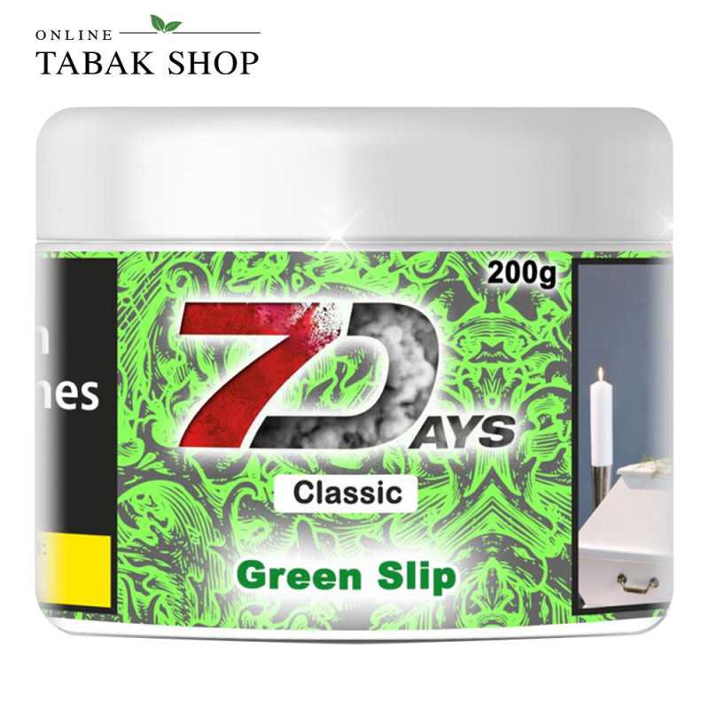 7Days Classic - Green Slip Shisha Tabak (200g)