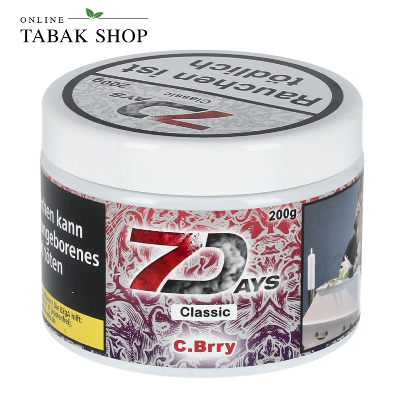 7Days Classic - C.Brry Shisha Tabak (200g)