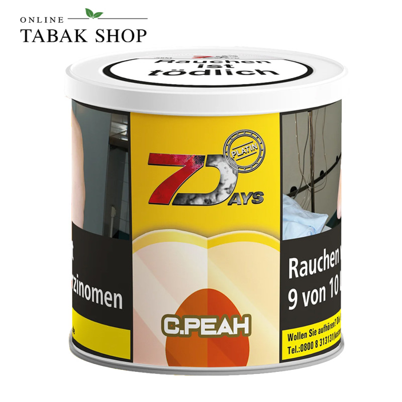 7Days Platin - C.Peah Shisha Tabak (200g)