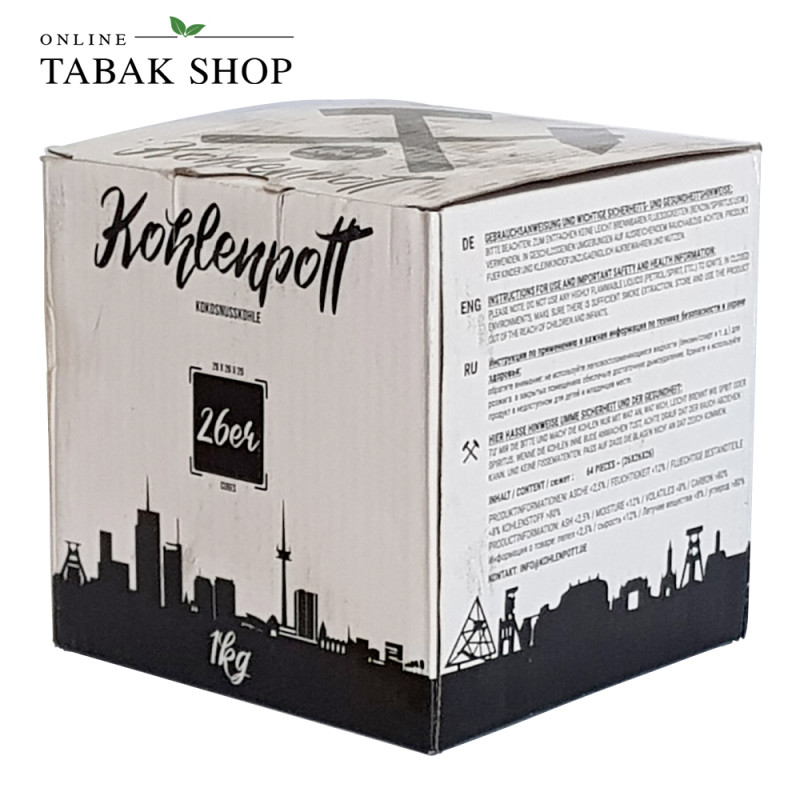 Kohlenpott Shisha Kohle 26er