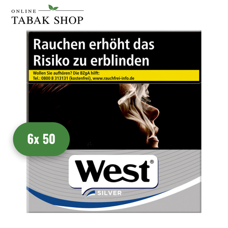 West Silver Zigaretten 5XL (6 x 50er)