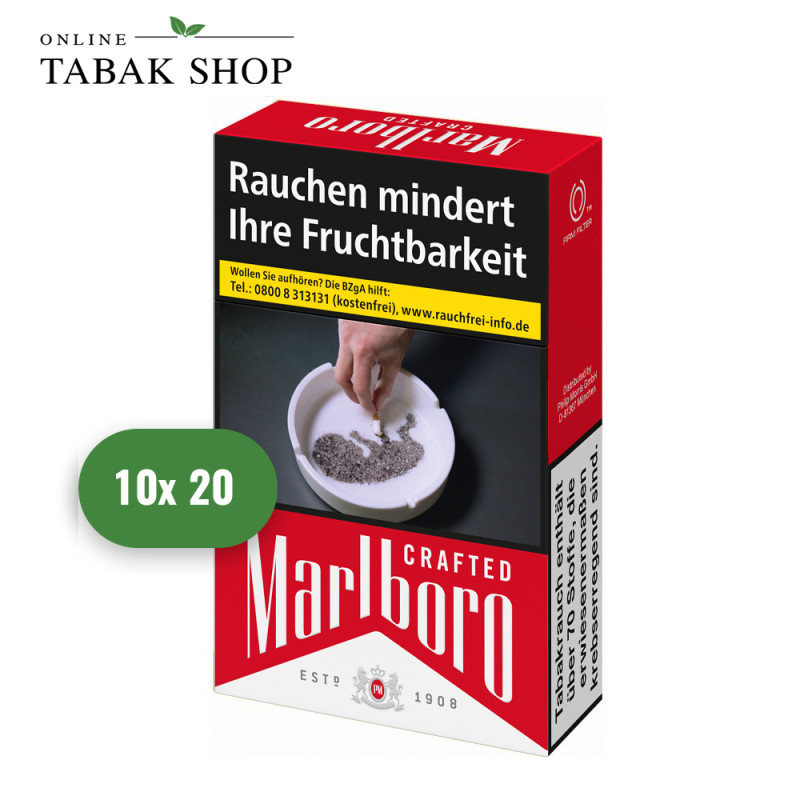 Marlboro Red Crafted OP Zigaretten (10 x 20er)