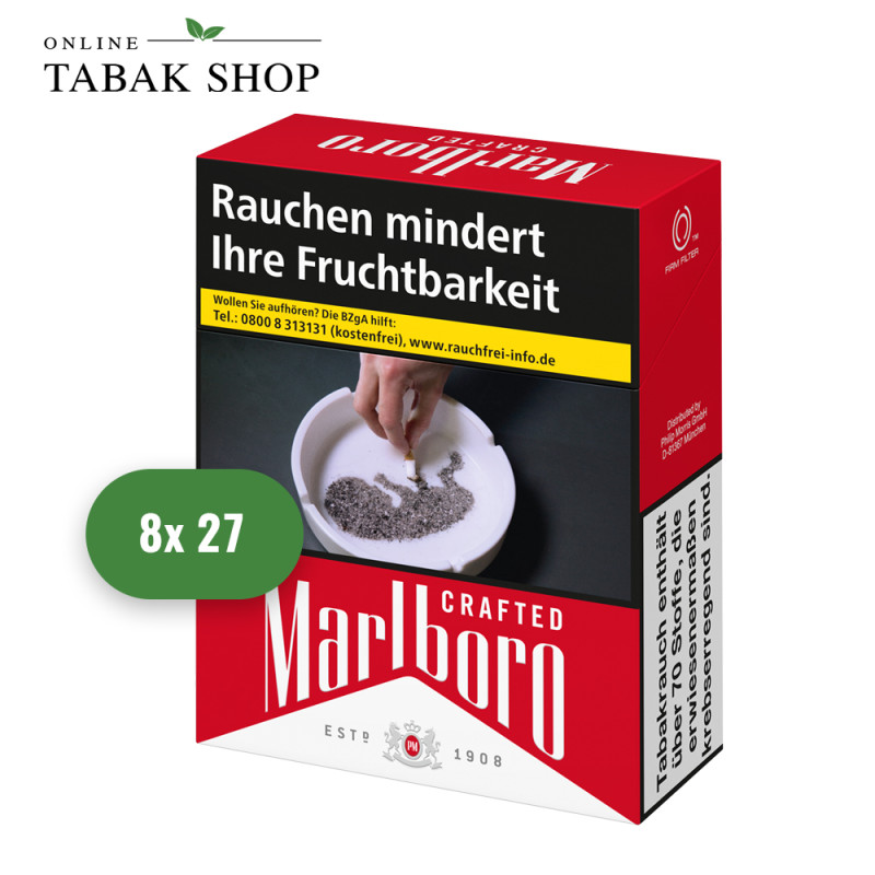 Marlboro Red Crafted 2XL Zigaretten (8 x 27er)