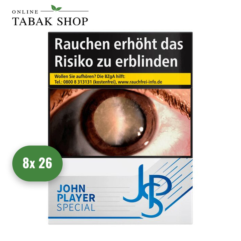 JPS Blau Zigaretten XXL (8 x 26er)