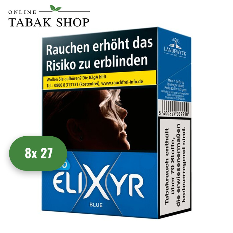 Elixyr Blue Zigaretten XXL (8 x 27er)