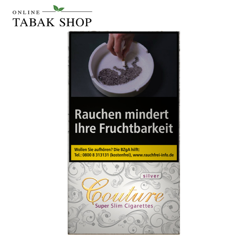 Couture Silver Slim Zigaretten OP (10 x 20er)