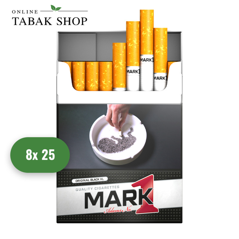 Mark Adams No. 1 Black XL Zigaretten (8 x 25er)