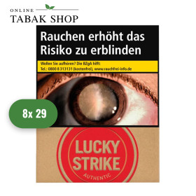 Lucky Strike Authentic Red Zigaretten Super (8 x 28er)
