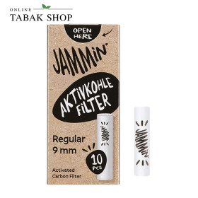 Jammin Aktivkohle Filter Regular 9mm (1 x 10er)