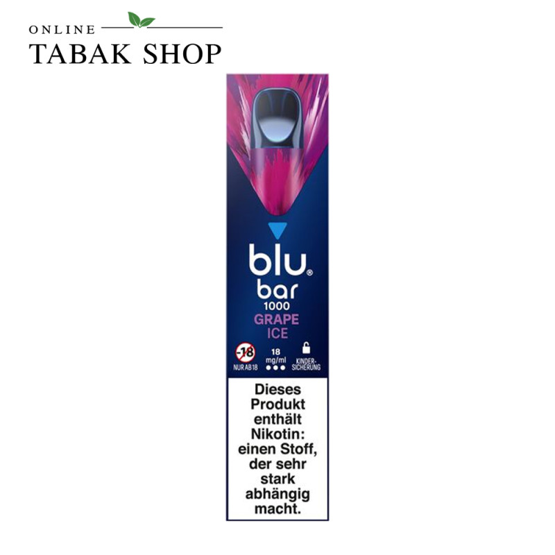 Blu Bar 1000 Vape Grape Ice