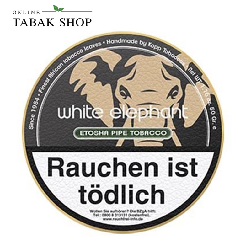 White Elephant Etosha Pfeifentabak 50g Dose