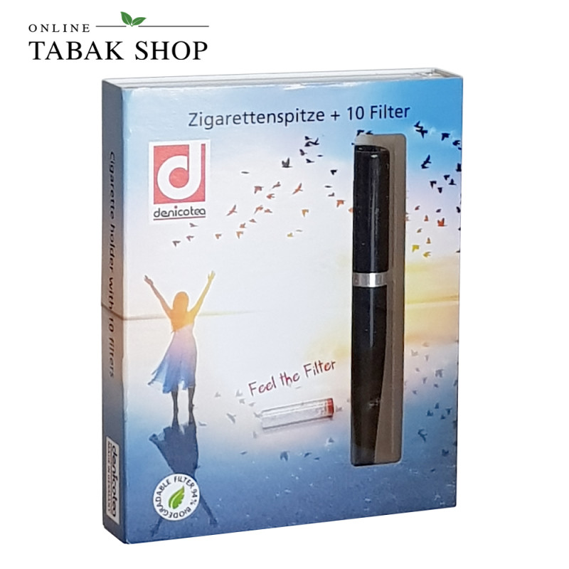 Denicotea Zigarettenspitze + 10 Filter