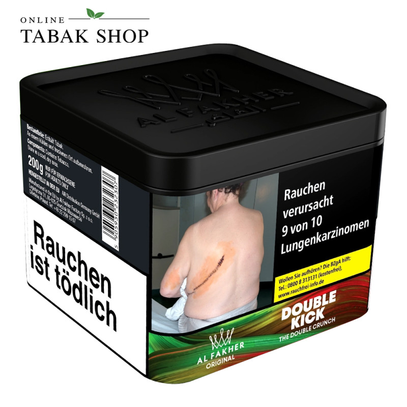 Al Fakher Double Kick Shisha Tabak (200g)