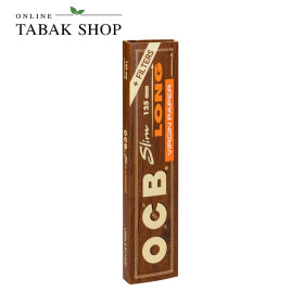 OCB Virgin Paper Slim Long & Filters Unbleached 32er Packung