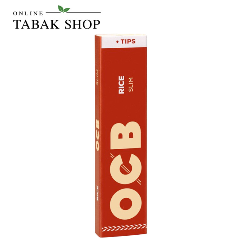 OCB Rice Slim + Tips Blättchen 32er Packung