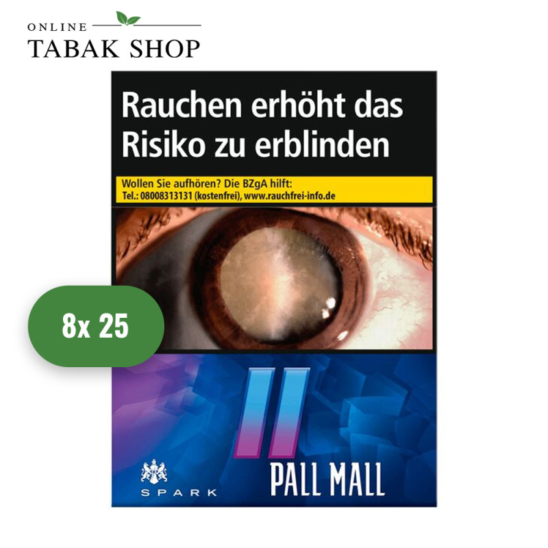 Pall Mall Spark Zigaretten Giga (8 x 25er)