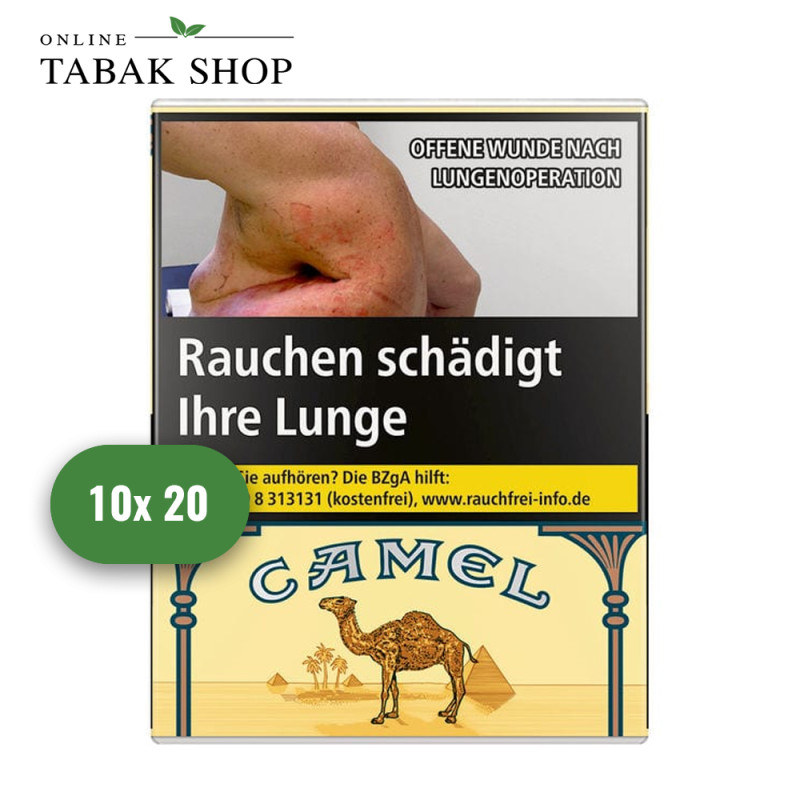 Camel ohne Filter Zigaretten Soft OP (10 x 20er)