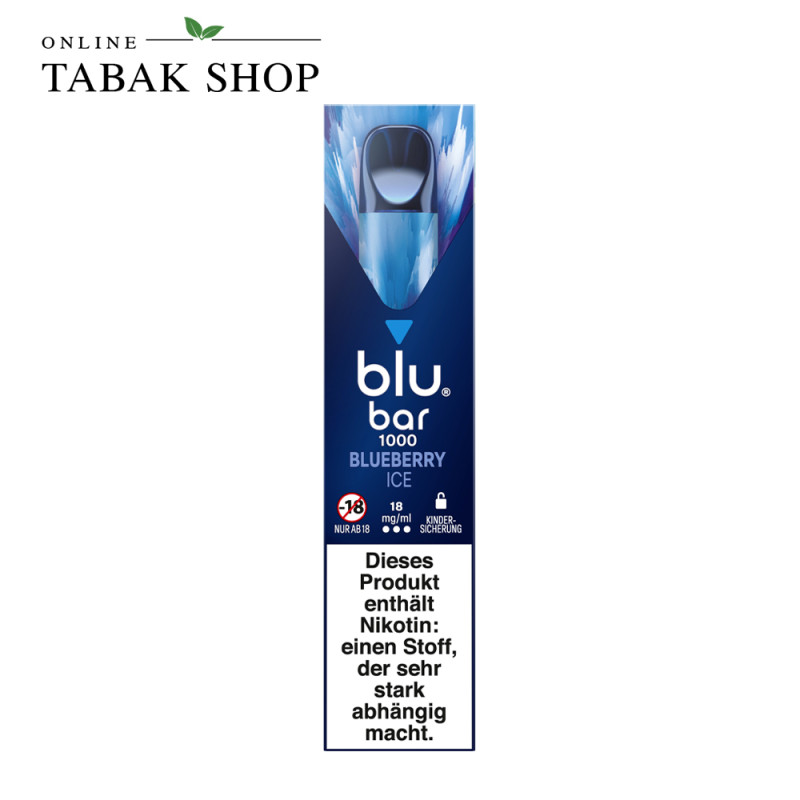 Blu Bar 1000 Vape Blueberry Ice