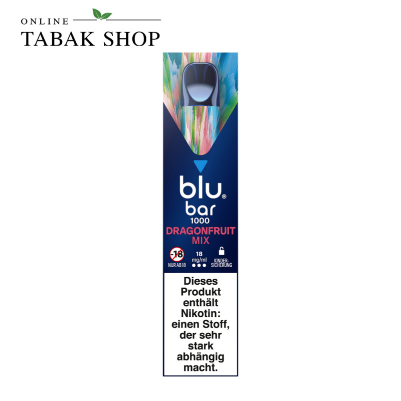 Blu Bar 1000 Vape Dragonfruit Mix