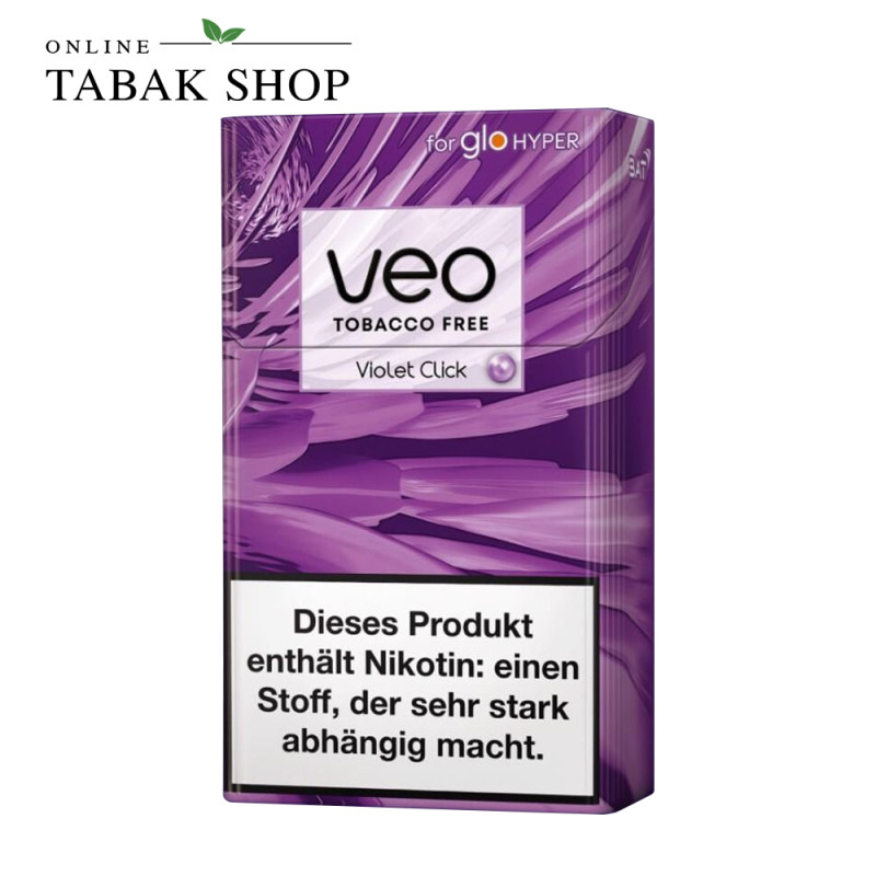 veo Violet Click Sticks designed for glo 20er Packung