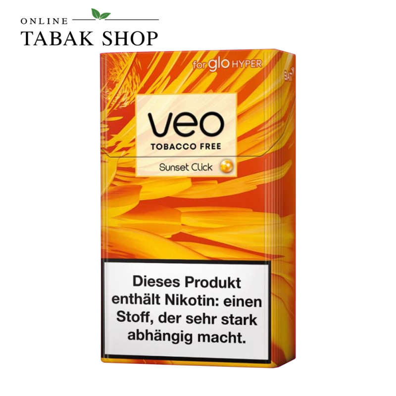 veo Sunset Click Sticks designed for glo 20er Packung