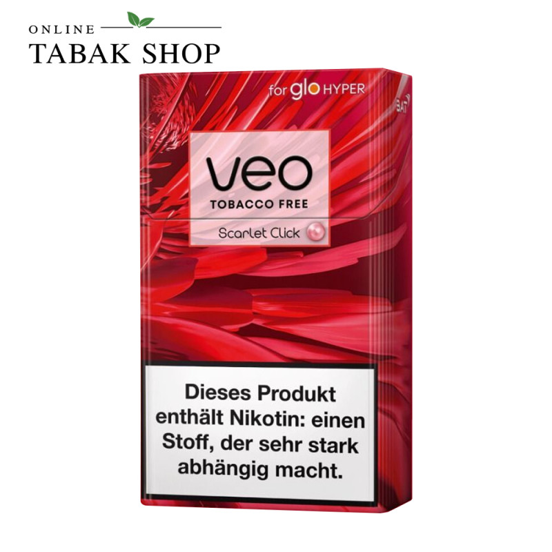 veo Scarlet Click Sticks designed for glo 20er Packung