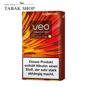 VEO Tropical Twist Sticks für glo – Mango & Pfirsich (20 Sticks)