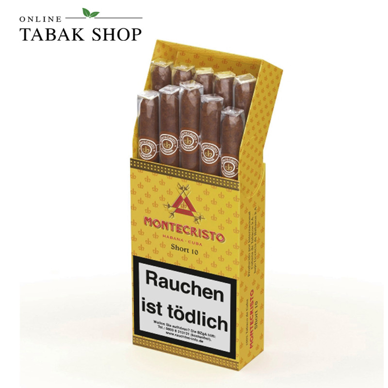 Montecristo Short Cigarillos 10er Schachtel