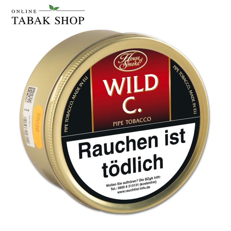 House of Smoke - Wild C. (Cherry / Kirsche) Pfeifentabak 100g Dose