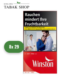 Winston Red Zigaretten Longs XXL (8 x 29er)
