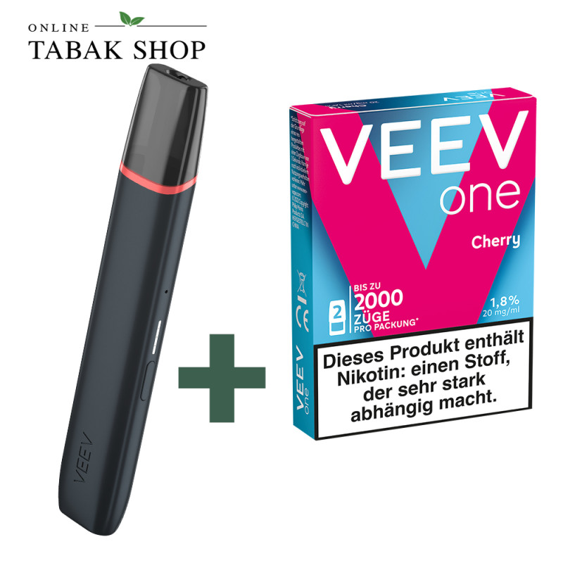 VEEV One Device Black Velvet + VEEV One Pod Cherry