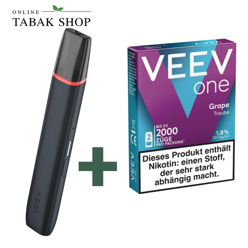 VEEV One Device Black Velvet + VEEV One Pod Grape