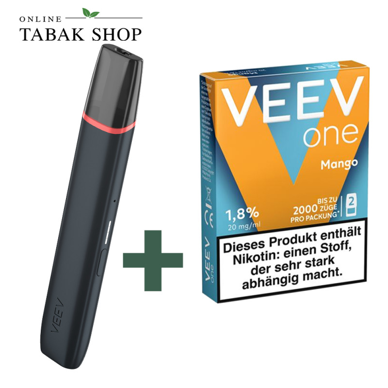 VEEV One Device Black Velvet + VEEV One Pod Mango