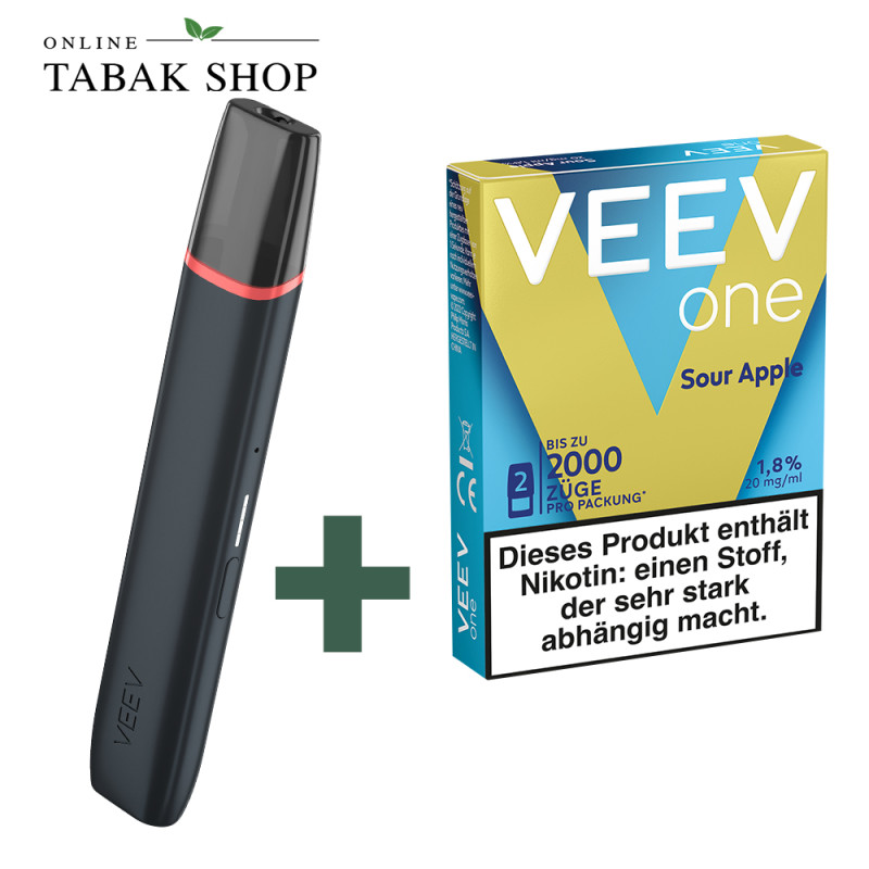 VEEV One Device Black Velvet + VEEV One Pod Sour Apple
