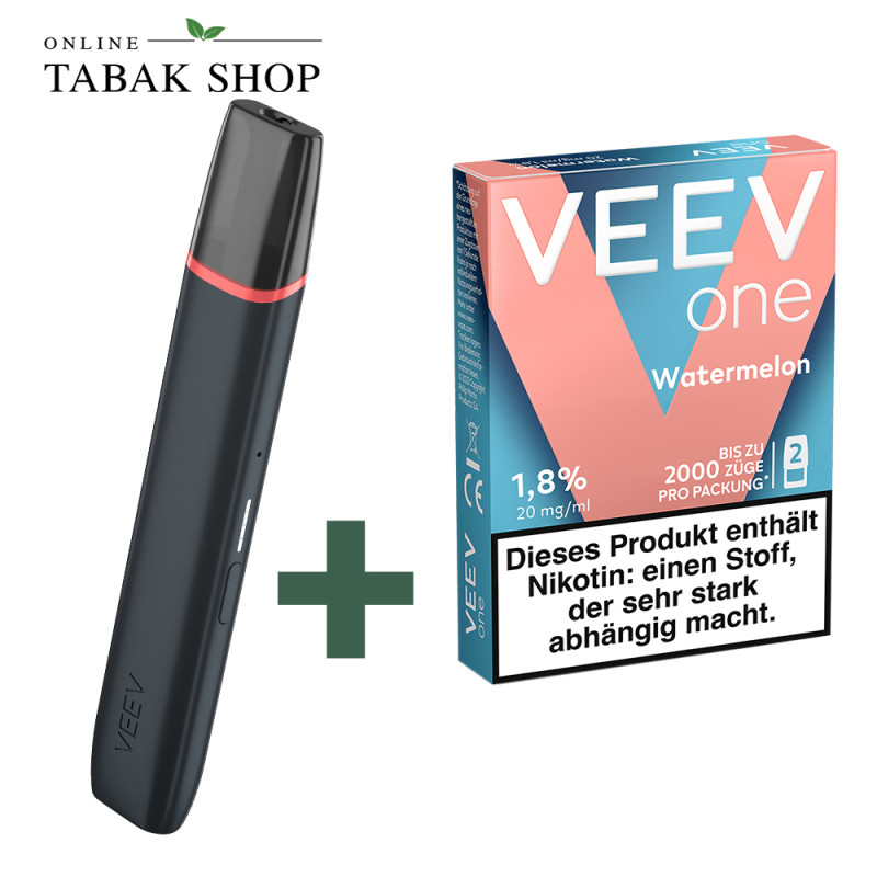 VEEV One Device Black Velvet + VEEV One Pod Watermelon