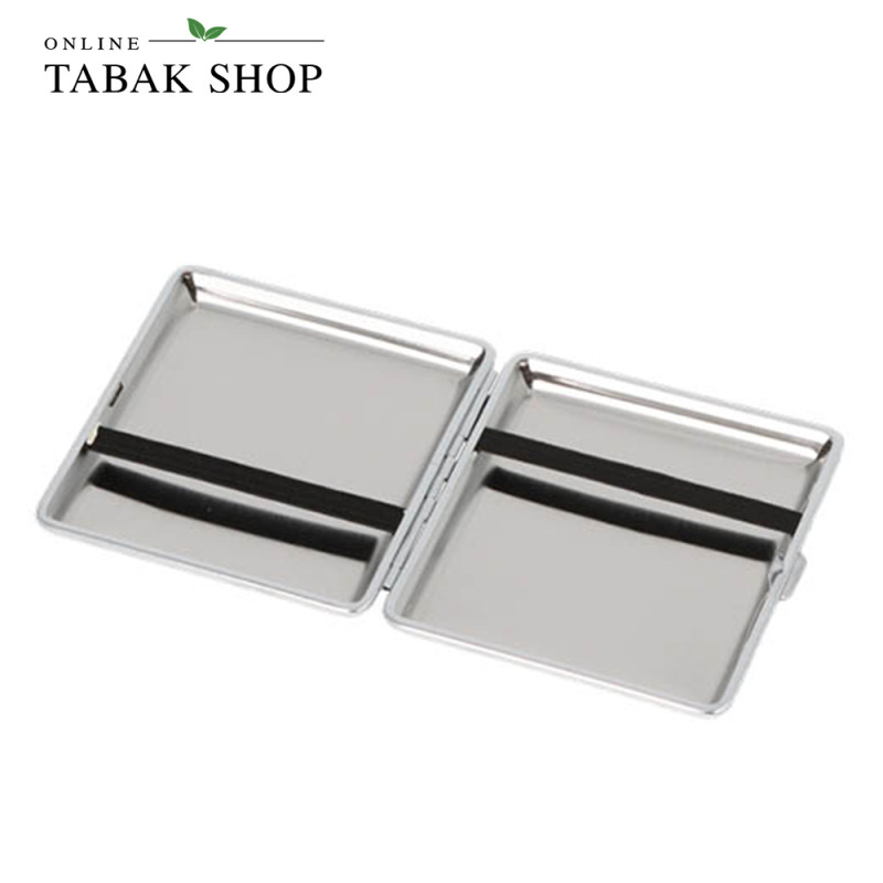 Zigarettenetui "Floral" lila mit Gummiband (20 Zig.) - open