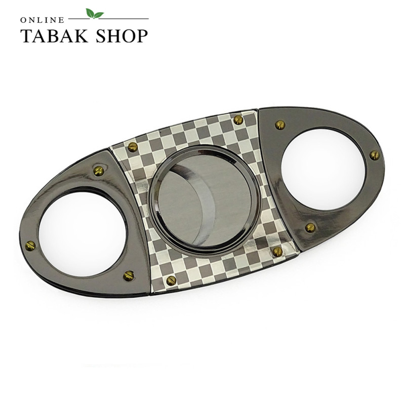 Zigarrenabschneider "Anthrazit-Silber"