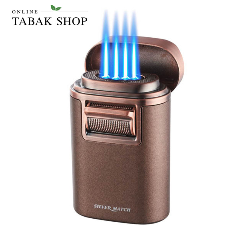 Zigarrenfeuerzeug "Monaco" mit Zigarrenablage - flamme