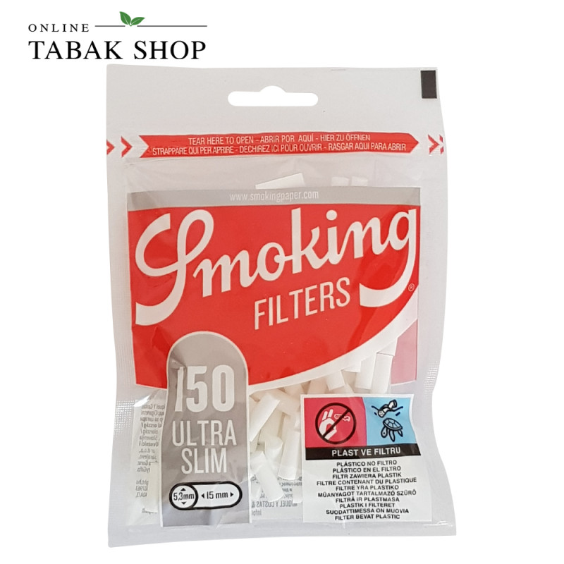 Smoking Ultra Slim Filter 150er Beutel