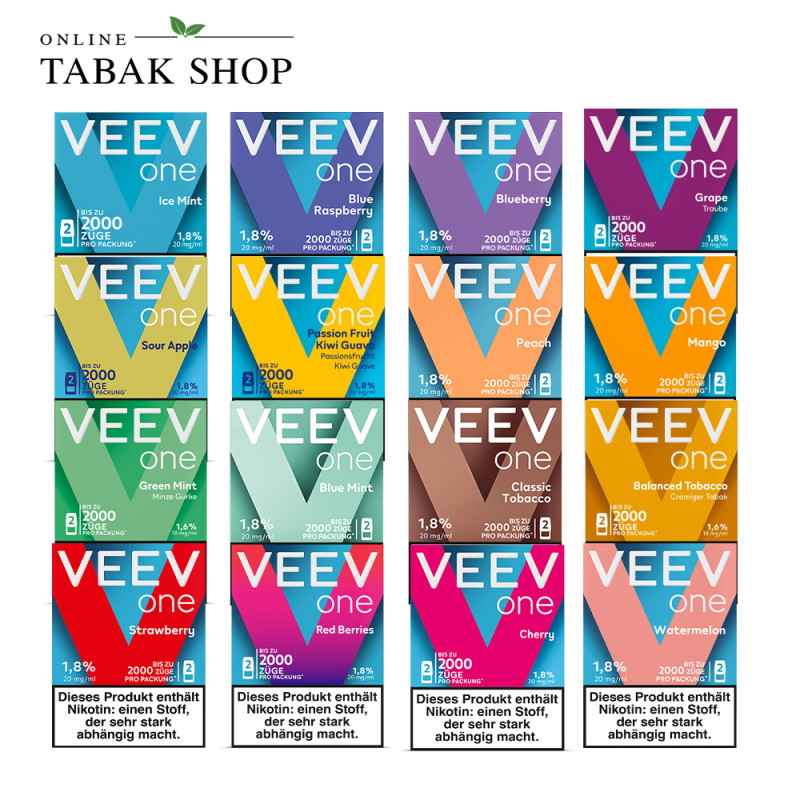 VEEV One Pod in verschiedenen 16 Sorten (20mg/ml Nikotin)