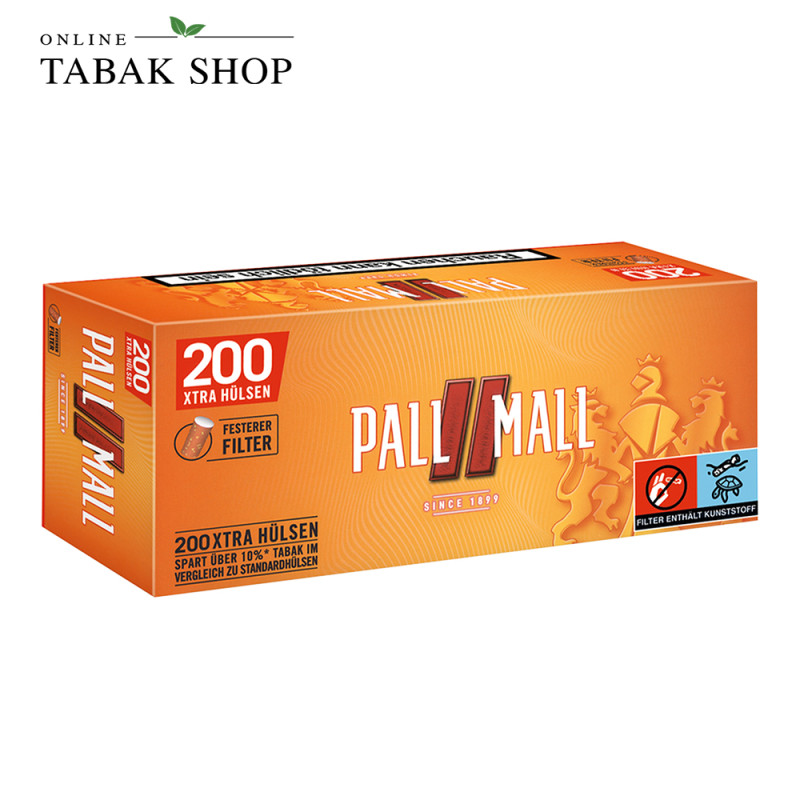 Pall Mall Allround Orange (Red) Xtra Hülsen 200er Packung