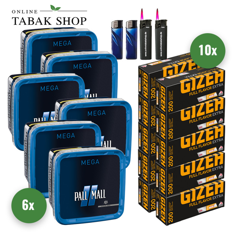 + 10x 200 gizeh full flavor extra