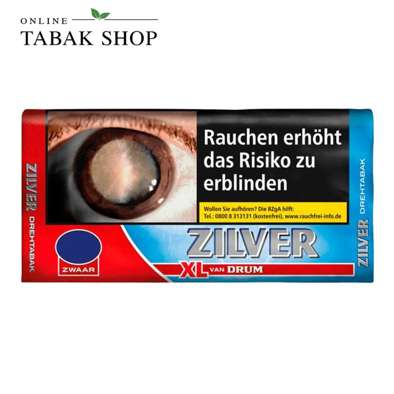 Zilver Zwaare Shag by Drum Drehtabak 50g