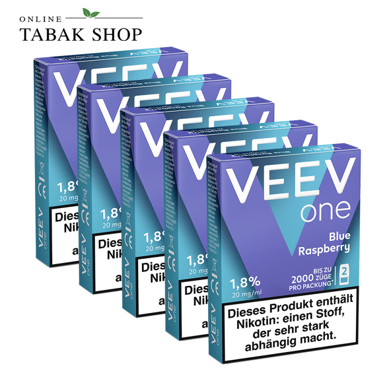 VEEV Pods Blue Raspberry – 5er Vorteilspack (5 × 2 Pods) 5er