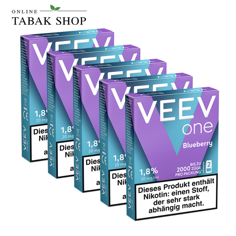 VEEV Pods Blueberry – 5er Vorteilspack (5 × 2 Pods) 5er