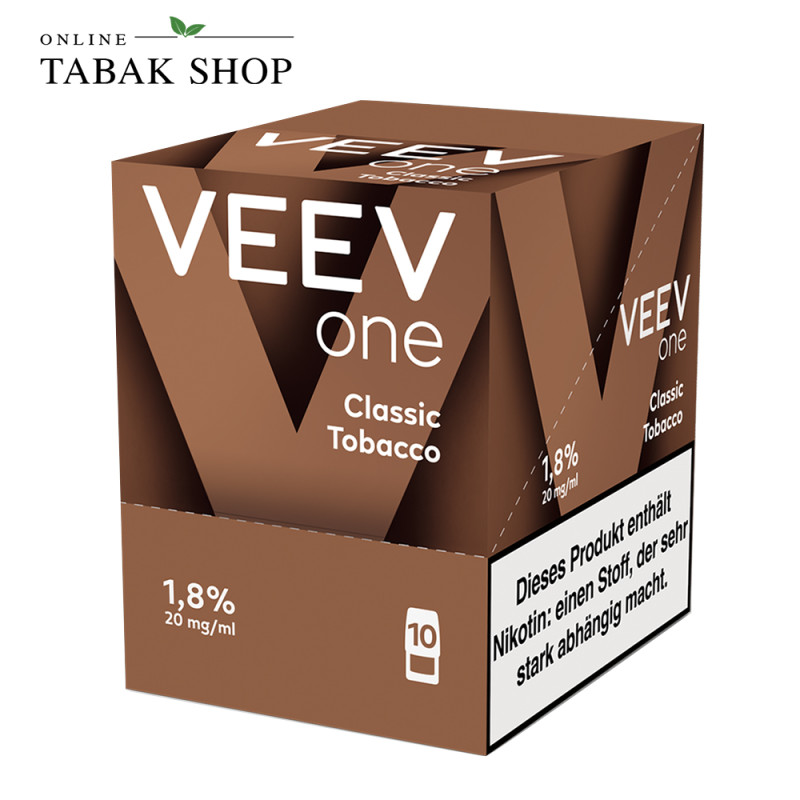 VEEV Pods Classic Tobacco – 5er Vorteilspack (5 × 2 Pods) packung