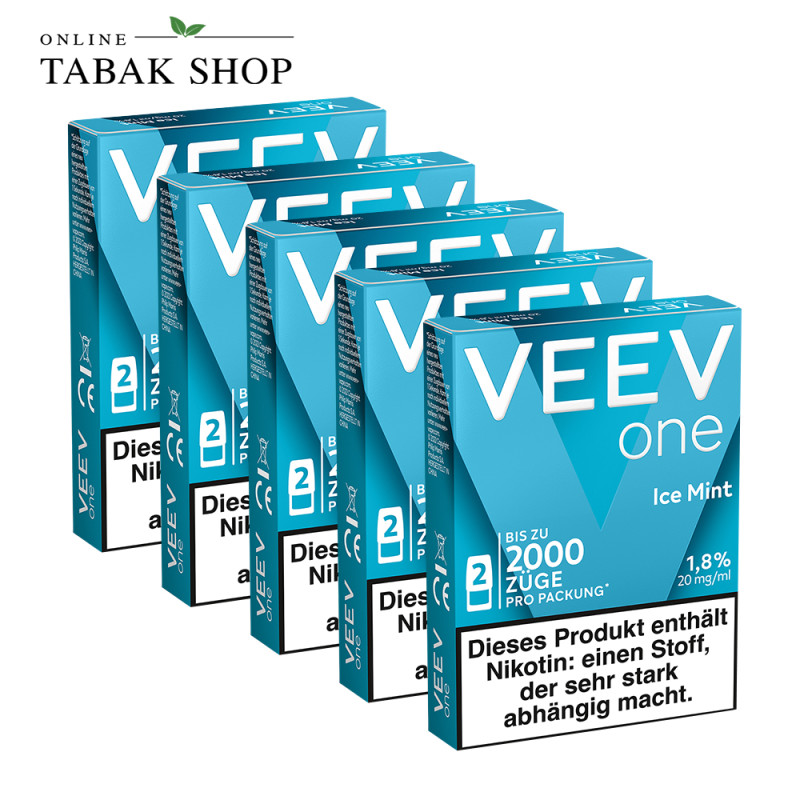 VEEV Pods Ice Mint – 5er Vorteilspack (5 × 2 Pods) 5er